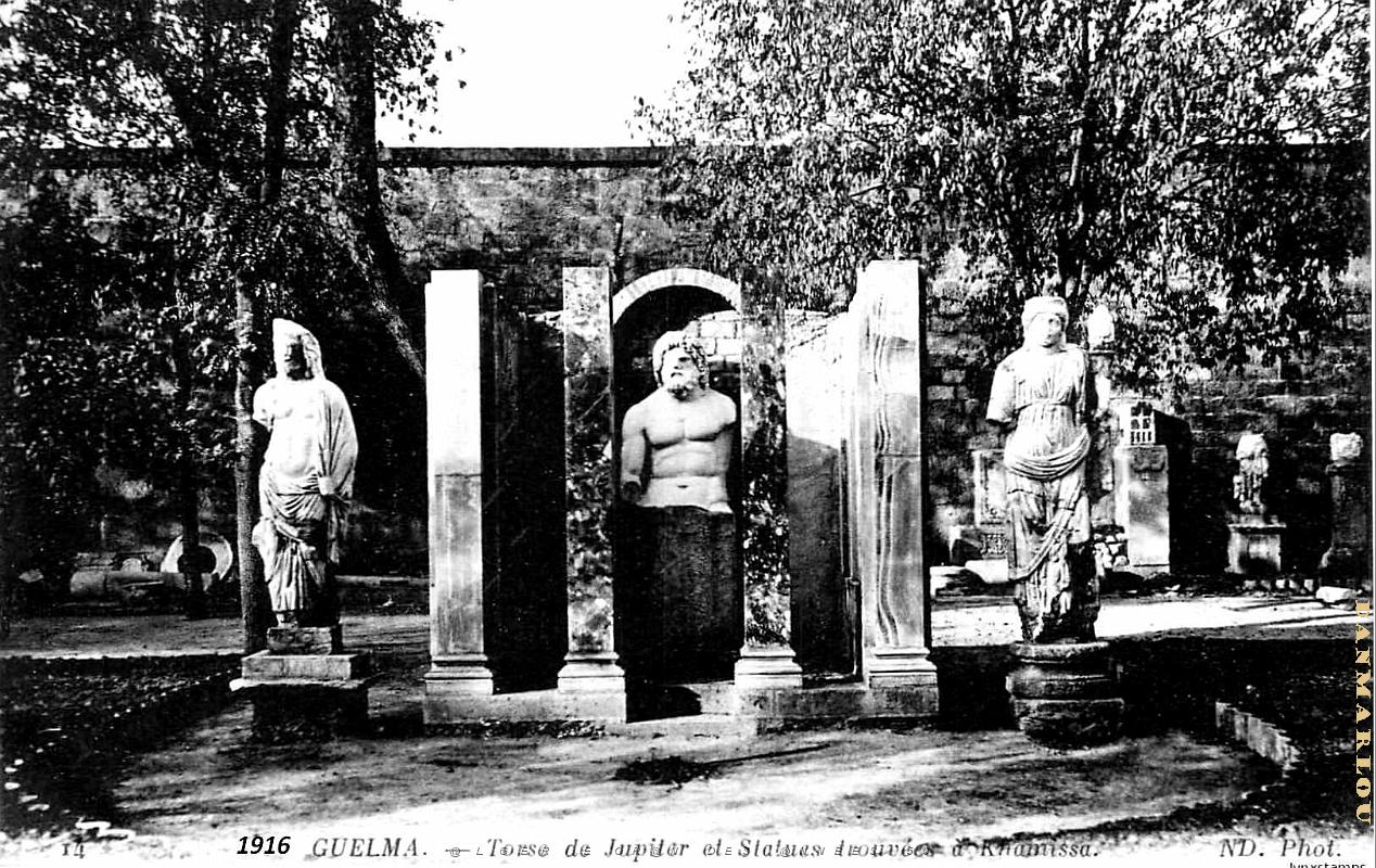 Guelma - Torse de Jupiter et Statues - 1916.jpg